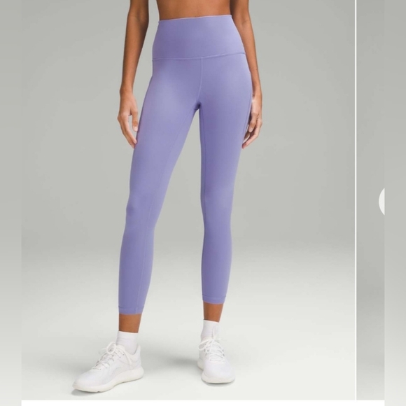 Lululemon Pants - Lululemon Wunder Train High-Rise Tights With Pockets Size 8 Lavender